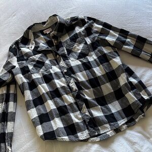 Cat & Jack Monochrome Checkered Shirt